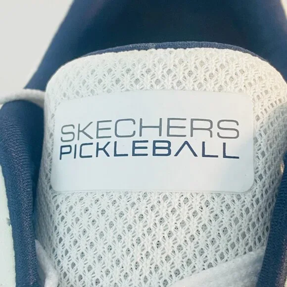 Skechers Go Train Arch Fit Viper Court-Pickleball (White/Navy) Tennis for Mens - Picture 6 of 17